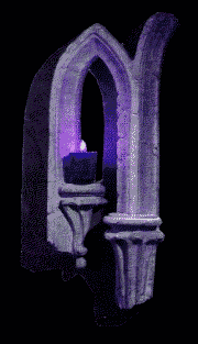 Candles flicker and VHSs float around.